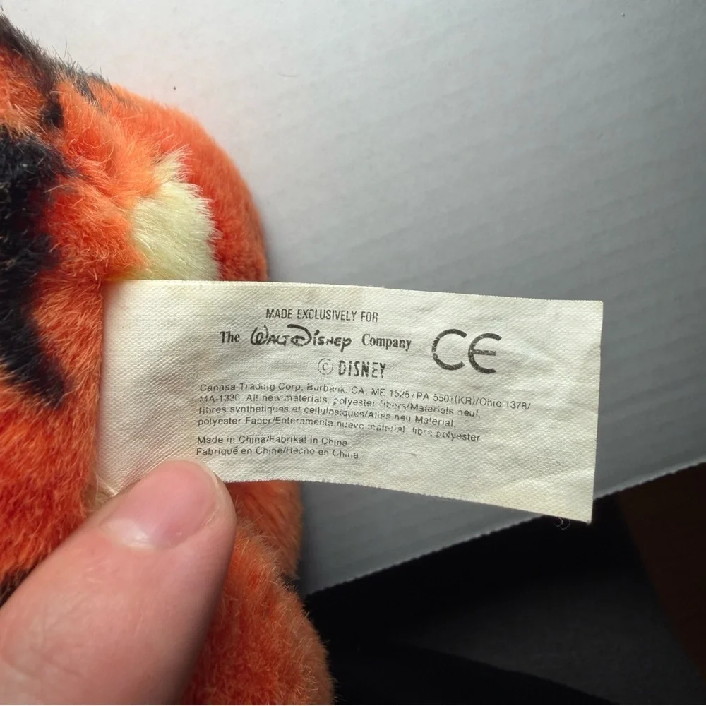 Vintage 90s Disney Tigger Winnie the Pooh Official Plush